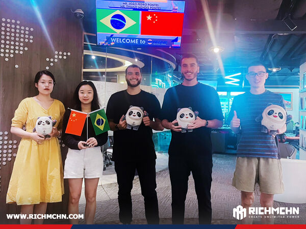 Brazil Client Visited RICHMCHN Office & HANGCHA Factory & HELI Warehouse
