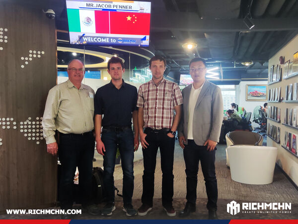 Mexico Client Visited RICHMACHN Office and HELI Factory