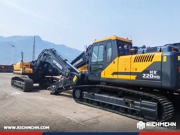 Algeria - 1 Unit HYUNDAI HX340HD Crawler Ecavator