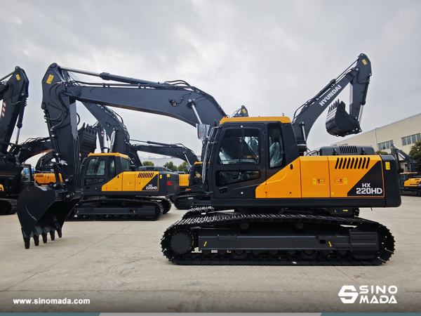 Guyana- 1 Unit HYUNDAI HX220HD Crrawler Excavator