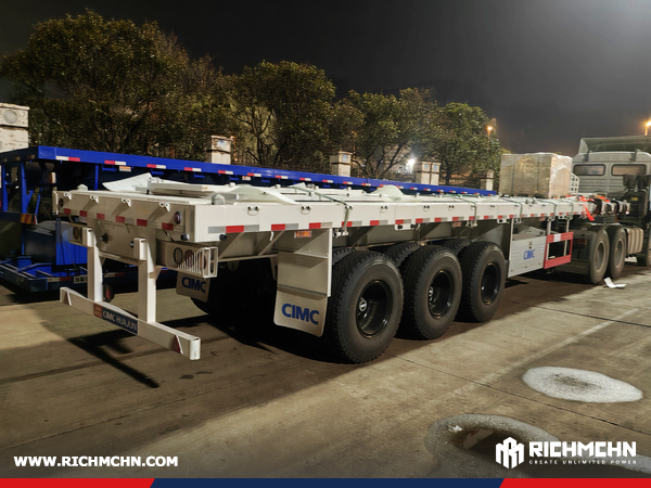 Algeria - 1 Unit CIMC Seimi trailer