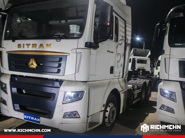 Algeria - 2 Units SINOTRUK SITRAK ZZ4256V384HC1B Tractor Trucks